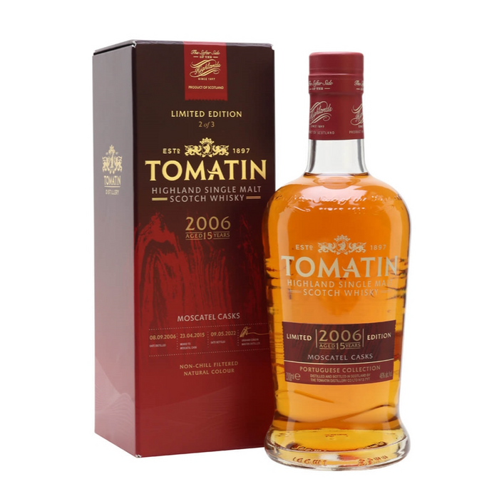 Tomatin 15 Year Old The Portuguese Collection Moscatel Cask 46%