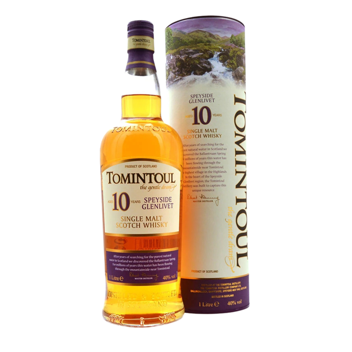 Tomintoul 10 Years Single Malt 40% ABV 700ml