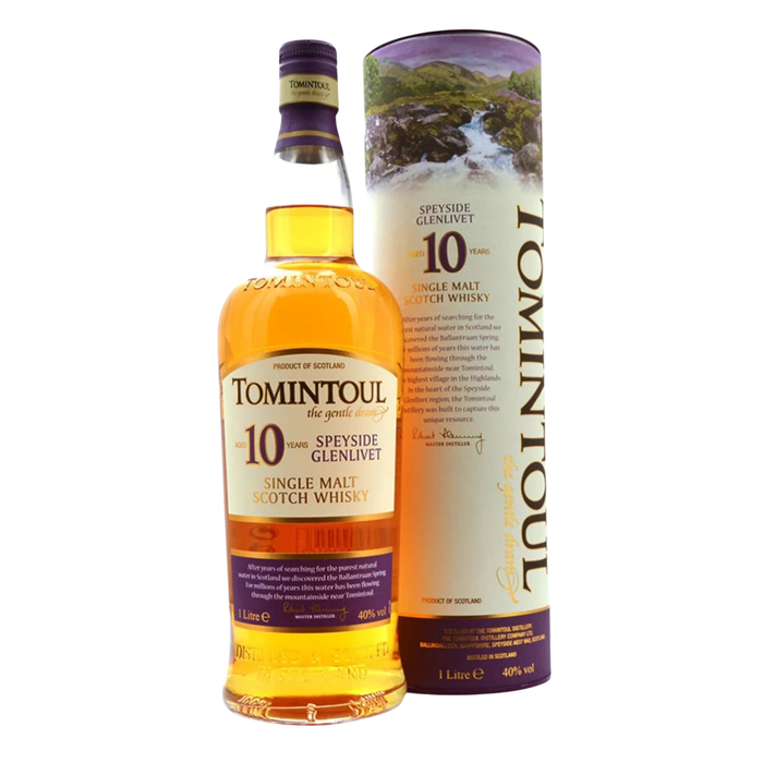 Tomintoul 10 Years Single Malt 40% ABV 700ml