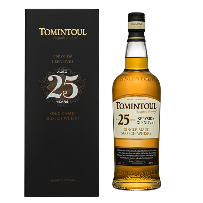 Tomintoul 25 Years Single Malt 43% ABV 700ml