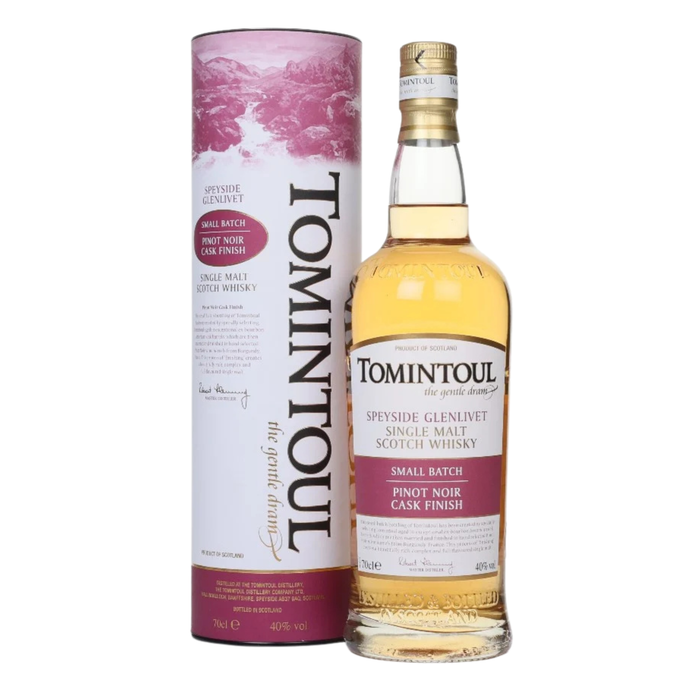 Tomintoul Pinot Noir Cask Finish Single Malt 40% ABV 700ml