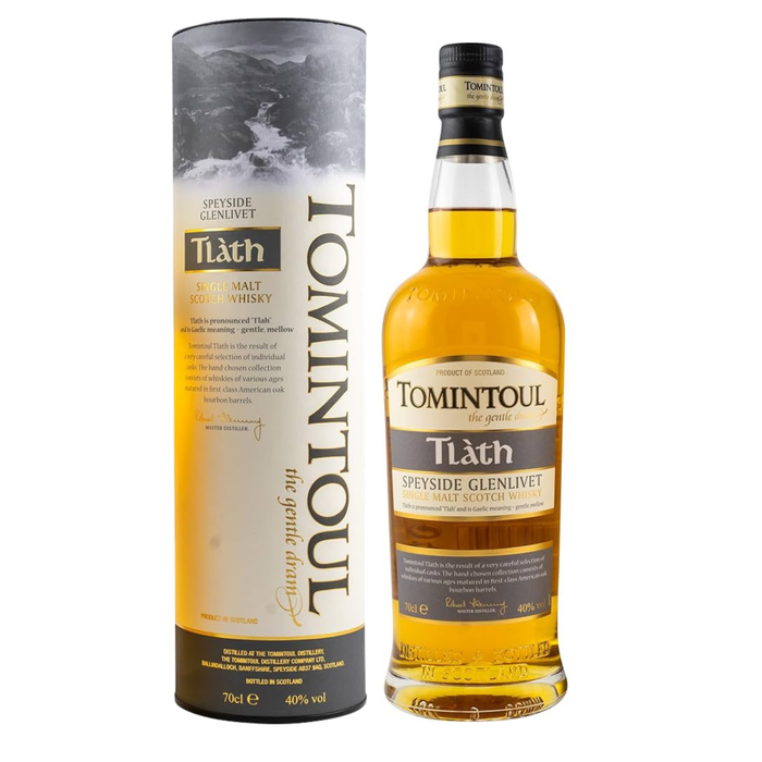 Tomintoul Tlath Single Malt 40% ABV 700ml