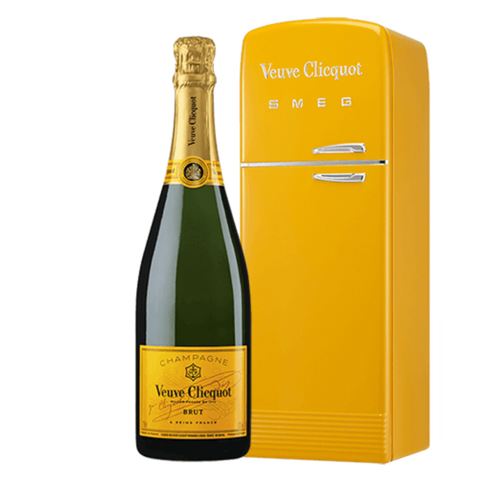Veuve Clicquot Yellow Label SMEG Fridge (Customisation) 750ml
