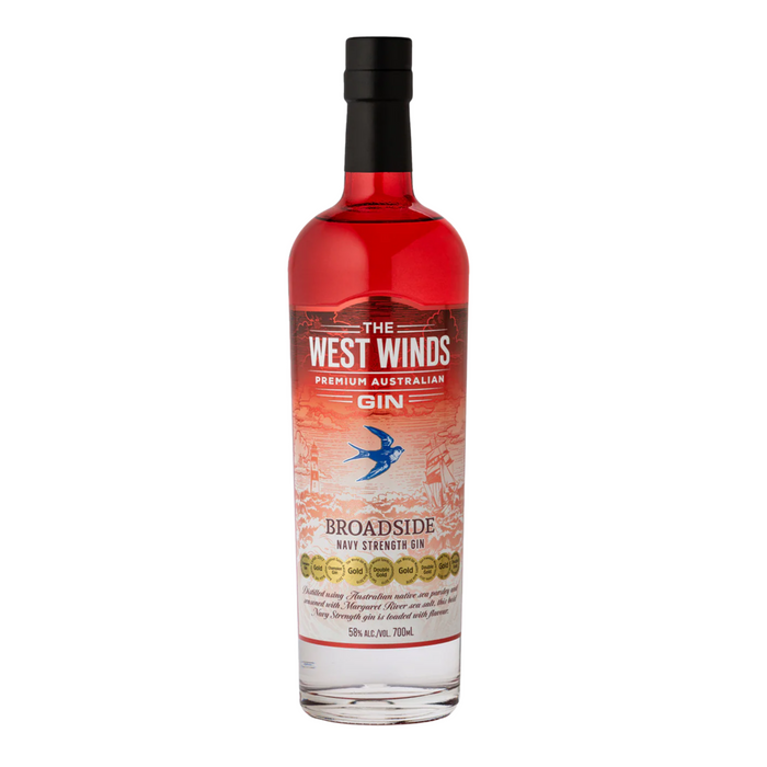 West Winds Broadside Navy Strength Gin 700ml