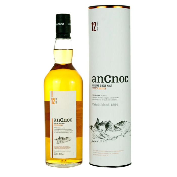Ancnoc 12 Years Old 40% 700ml With Gift Box